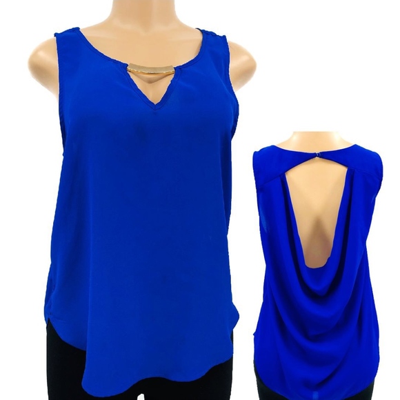 Tops - Sheer Open Back Blouse